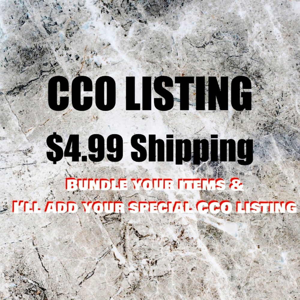 SPECIAL CCO CLOSET CLEAR OUT LISTING $4.99 shipping for a PFF